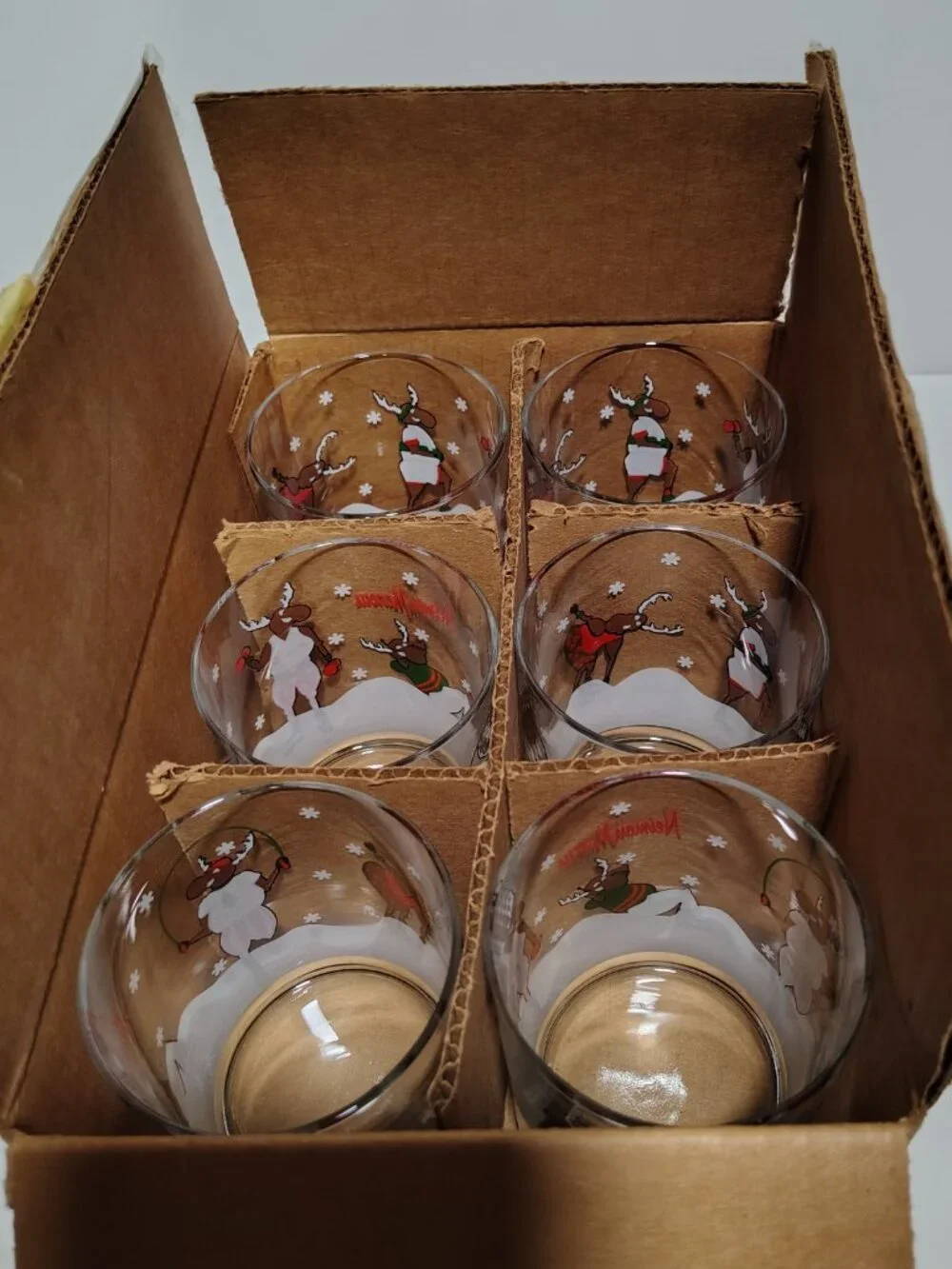 Neiman Marcus Merry Fitness Glasses 6 Piece Set